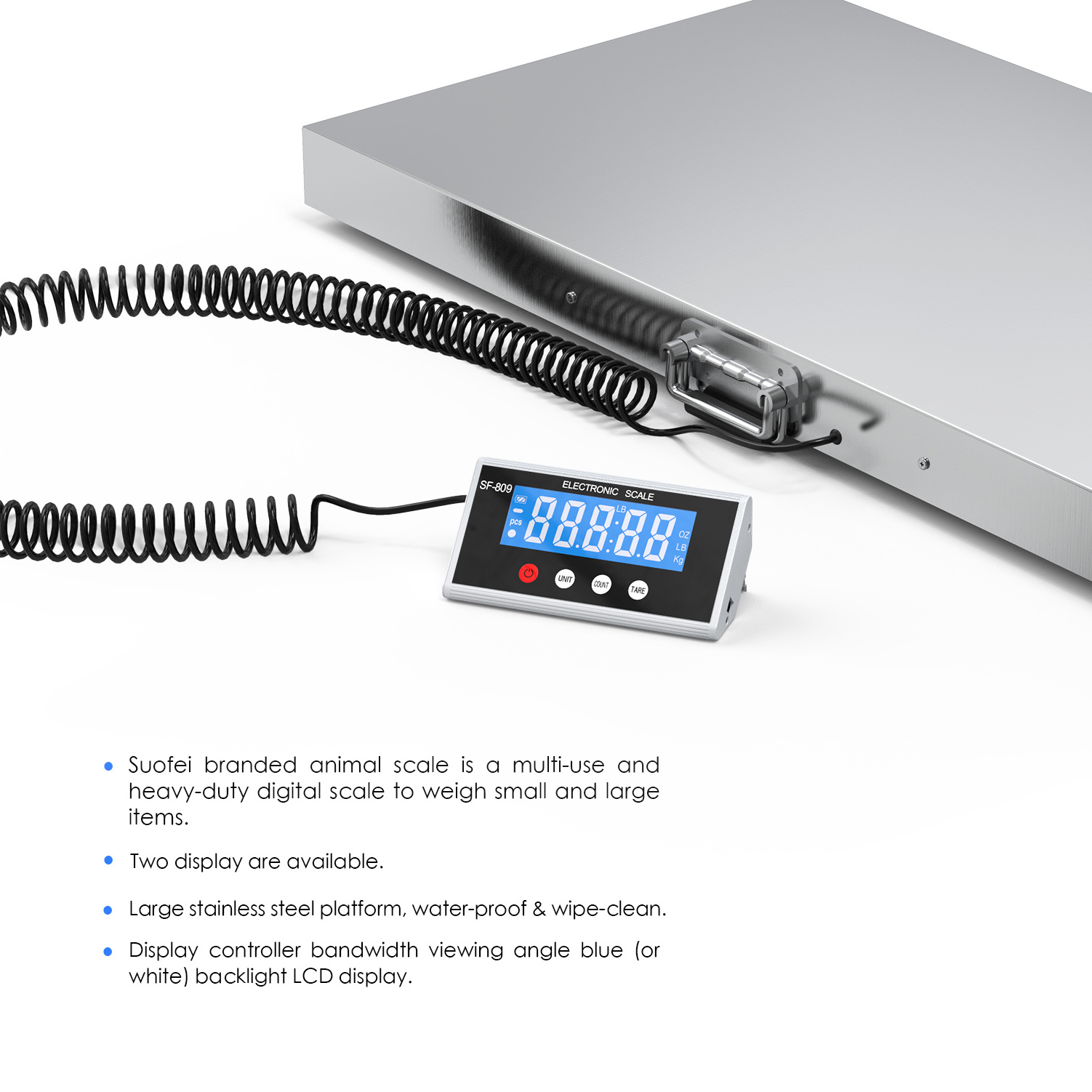 SF-809 Electronic Shipping Weighing Scale Machine 500g Digital Heavy Duty Postal Platform Scale