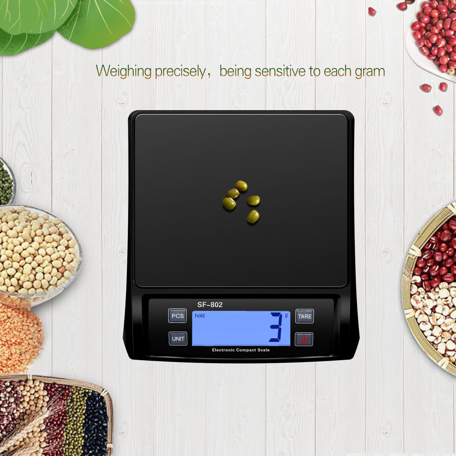 Digital shipping scale 66lb/0.1oz postal weight scale with hold and tare function mail postage scale 30kg/1g