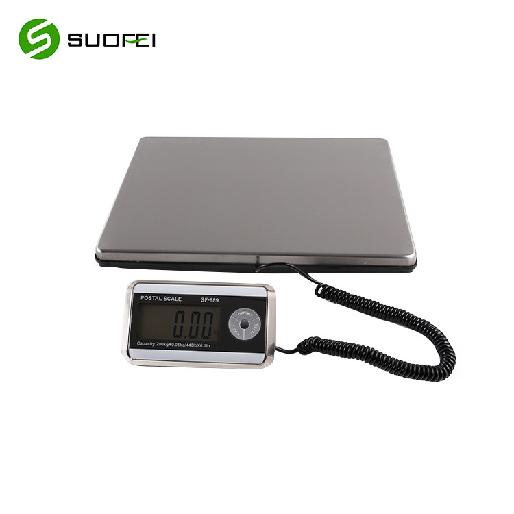 Modern Stainless Steel Postal Weighing Scales 200kg Manual SF-889