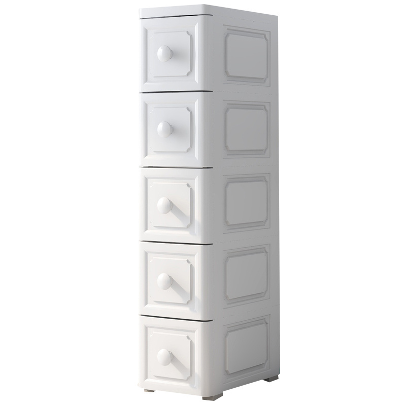 Eco-friendly Storage Organizer Movable Storage Drawers Portable Plastic Storage Cabinets