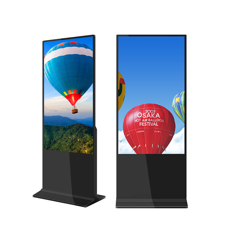 55 inch indoor Digital Signage advertising LCD player Touch Screen  inch Commercial Screen Floor Standing Kiosk