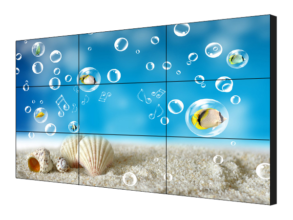 46 55 inch Indoor videowall monitor advertising display narrow bezel 2K 4K HD panels mulit splicing screens Lcd Video Wall