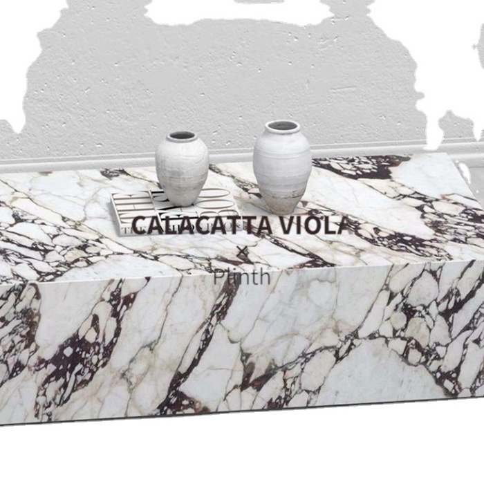 Custom Calacatta Viola Marble Surfaces - Luxury Italian Stone for Exclusive Interiors, Countertops and Feature Walls