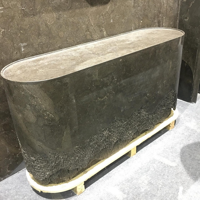 Customize Black Limestone Countertop - Handcrafted Natural Stone Surfaces for Kitchen and Bathroom Vanities Blue Limestone