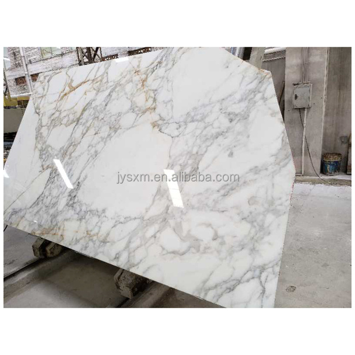 White Calacatta Gold Marble Tile and Calacatta Gold Marble Slab