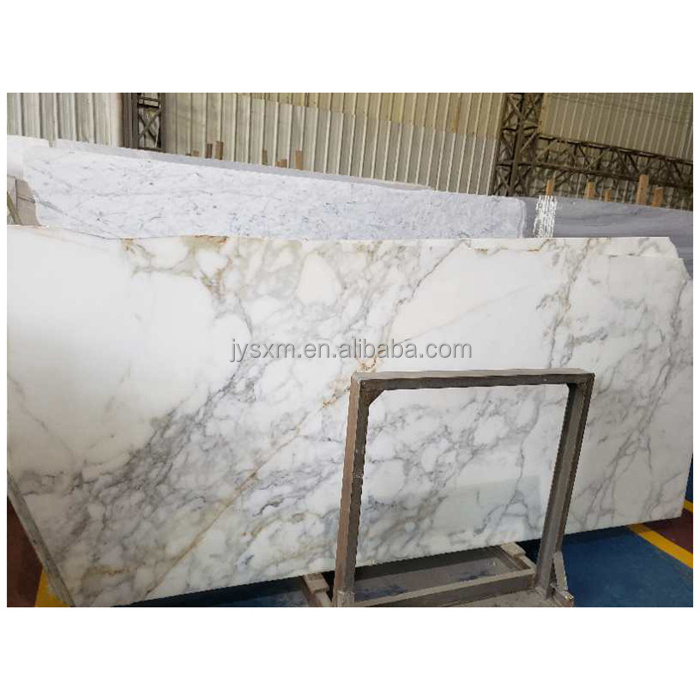 White Calacatta Gold Marble Tile and Calacatta Gold Marble Slab