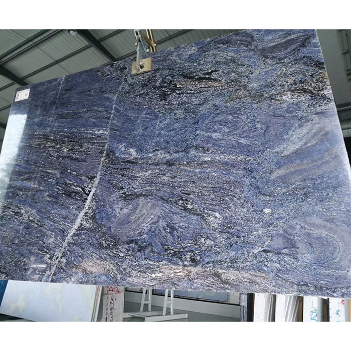 Blue Bahia Granite - Exquisite Brazilian Blue Stone for Spectacular Kitchen Countertops, Flooring and Wall Panels