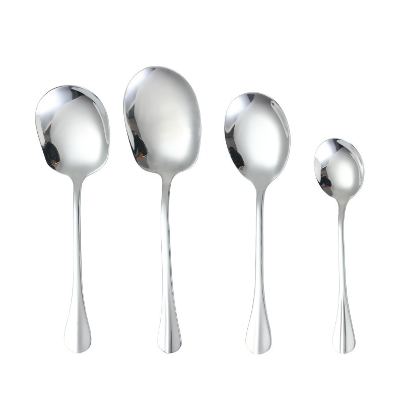 High Quality Rice Salad Soup  Serving Spoon Stainless Steel Large Serving Spoons for Buffet Restaurant