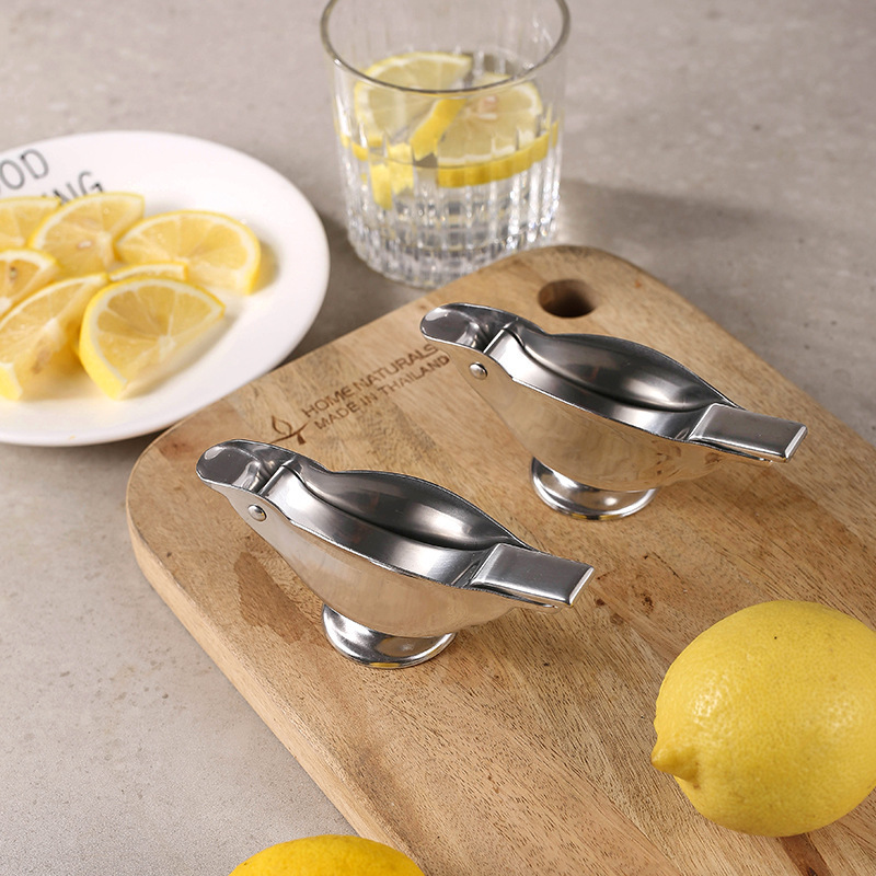 New Design Portable Stainless Steel 304 Manual Fruit Lemon Juicer Hand Lemon Squeezer Bird