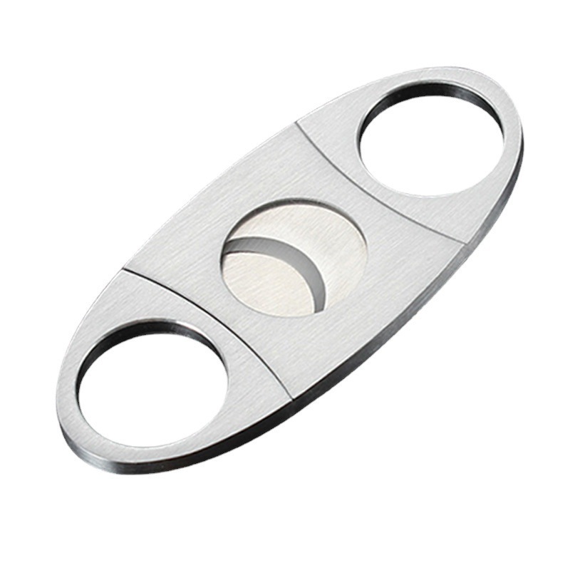 Trending Products  New Arrivals Cigar Accessories Custom Logo Metal Min Cut Cigar Cutter For Smoking