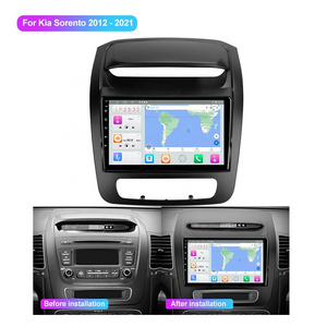 Jmance For Kia Sorento 2012 - 2021 Frame 9 Inch 8 Core 4G Android Auto Carplay Car Radio Multimedia  2 Din Gps Navigation