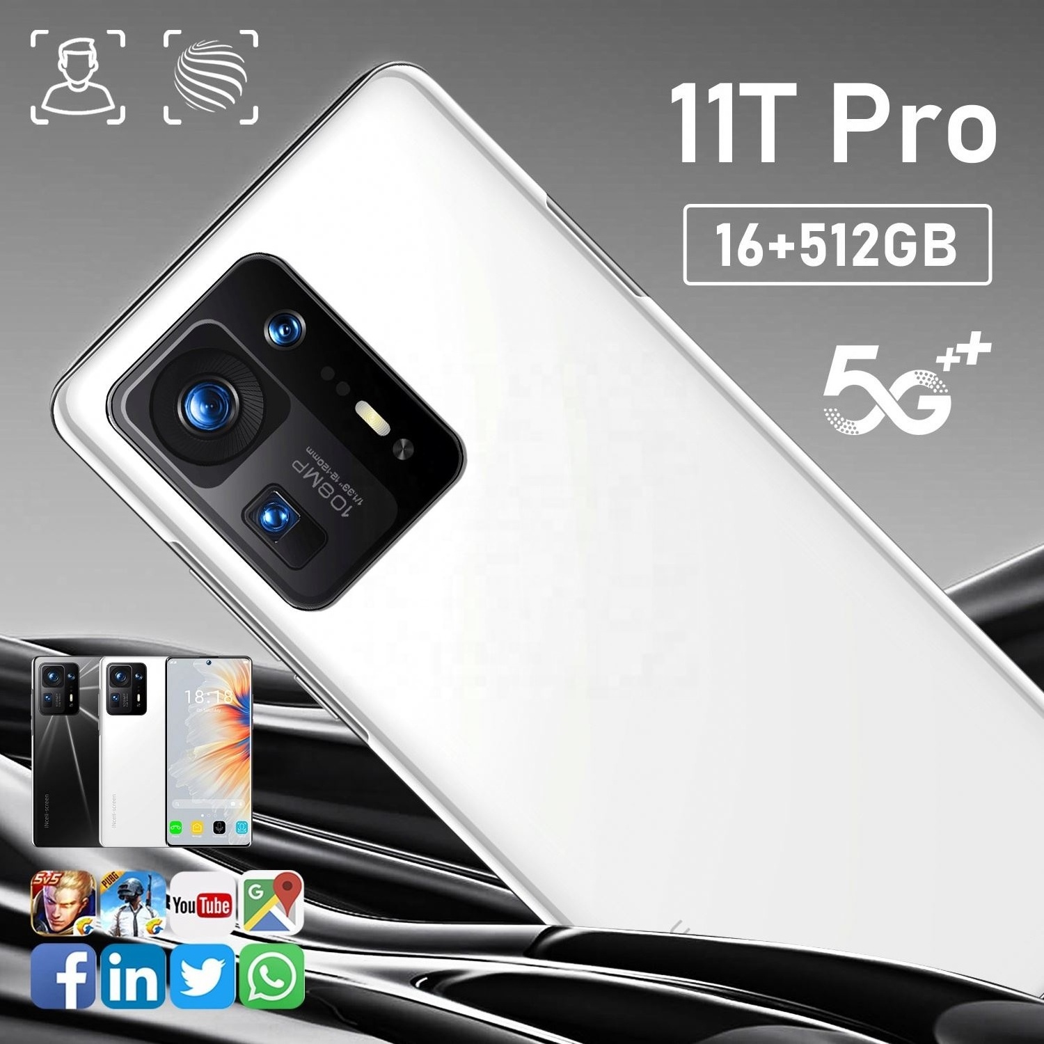 Brand New Mi 11 Ultra 11 Ultra Mi 11 Pro Mi11 Mi 10 Smart 5G Smartphone Mobile Phone Original Octa Core  12+256GB 120HZ 64MP