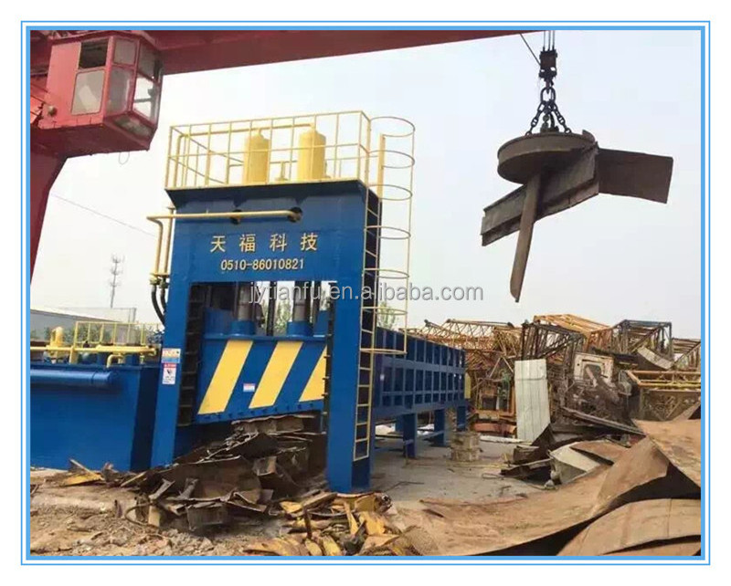 TF brand heavy metal hydraulic scrap steel cutting machine CE