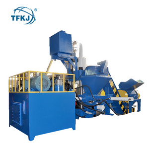 Small briquette forging powder oil press metallurgy hydraulic scrap metal aluminum baling press machine