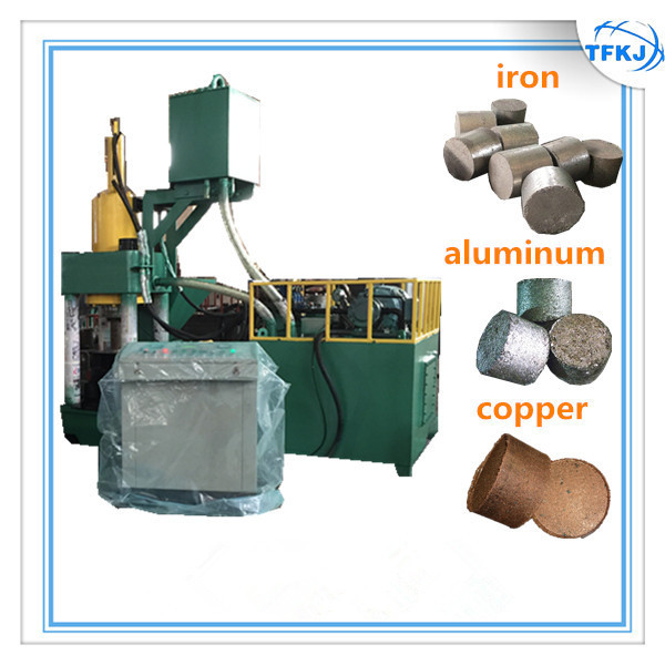 Small briquette forging powder oil press metallurgy hydraulic scrap metal aluminum baling press machine