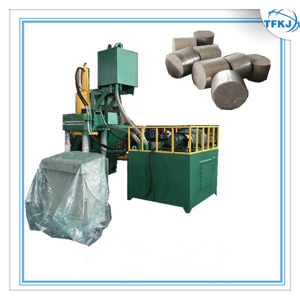 Small briquette forging powder oil press metallurgy hydraulic scrap metal aluminum baling press machine