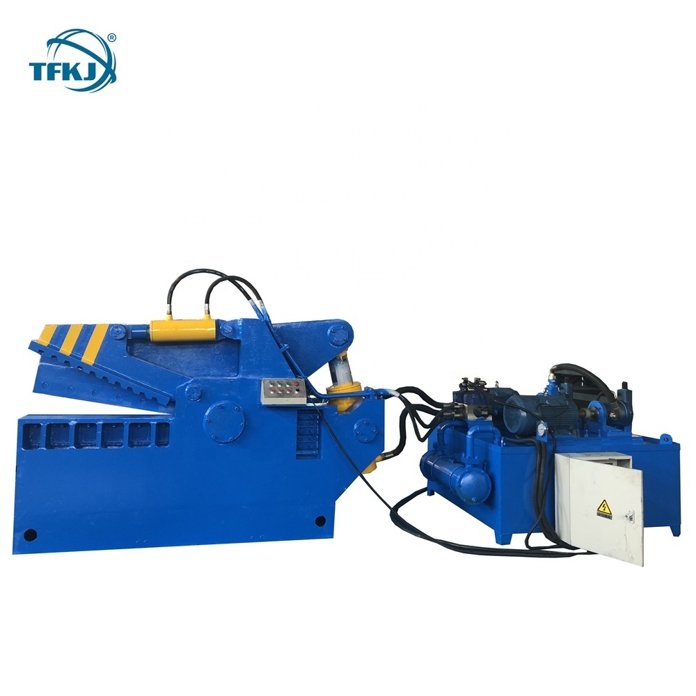 Small Square Hydraulic Alligator Shear Cutter Machine Scrap Metal  Mobile Shear