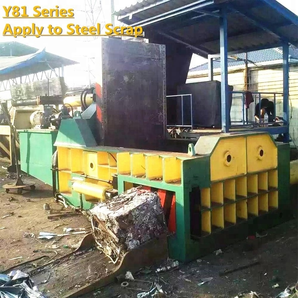 Hydraulic Aluminium Extrusion Scrap Metal Pressing Machine