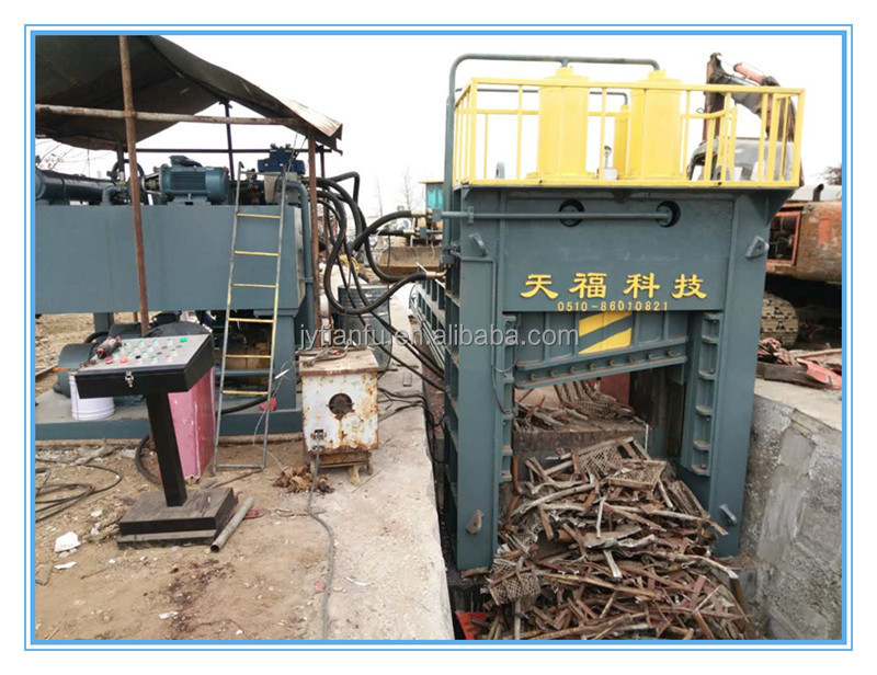 TF brand heavy metal hydraulic scrap steel cutting machine CE