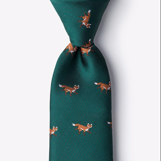 100% Quality Silk Necktie Business Custom Logo Print Tie