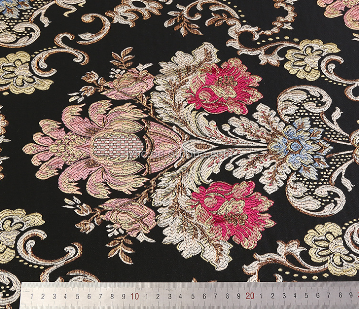 Tear-Resistant Jacquard Brocade Double Brushed Polyester Fabric