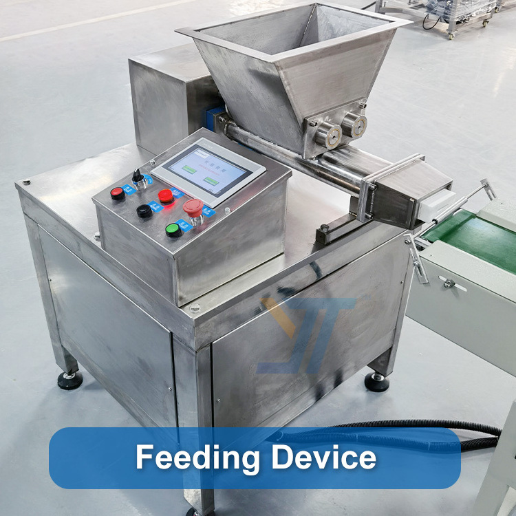 Automatic extruder modeling play dough plasticine packing machinery pizza cake dough packaging machine