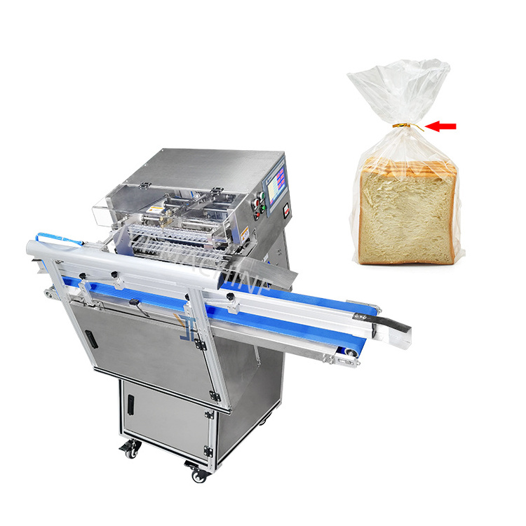 Semi-automatic soft pvc wire manual food toast bread bag twist tie tying machine