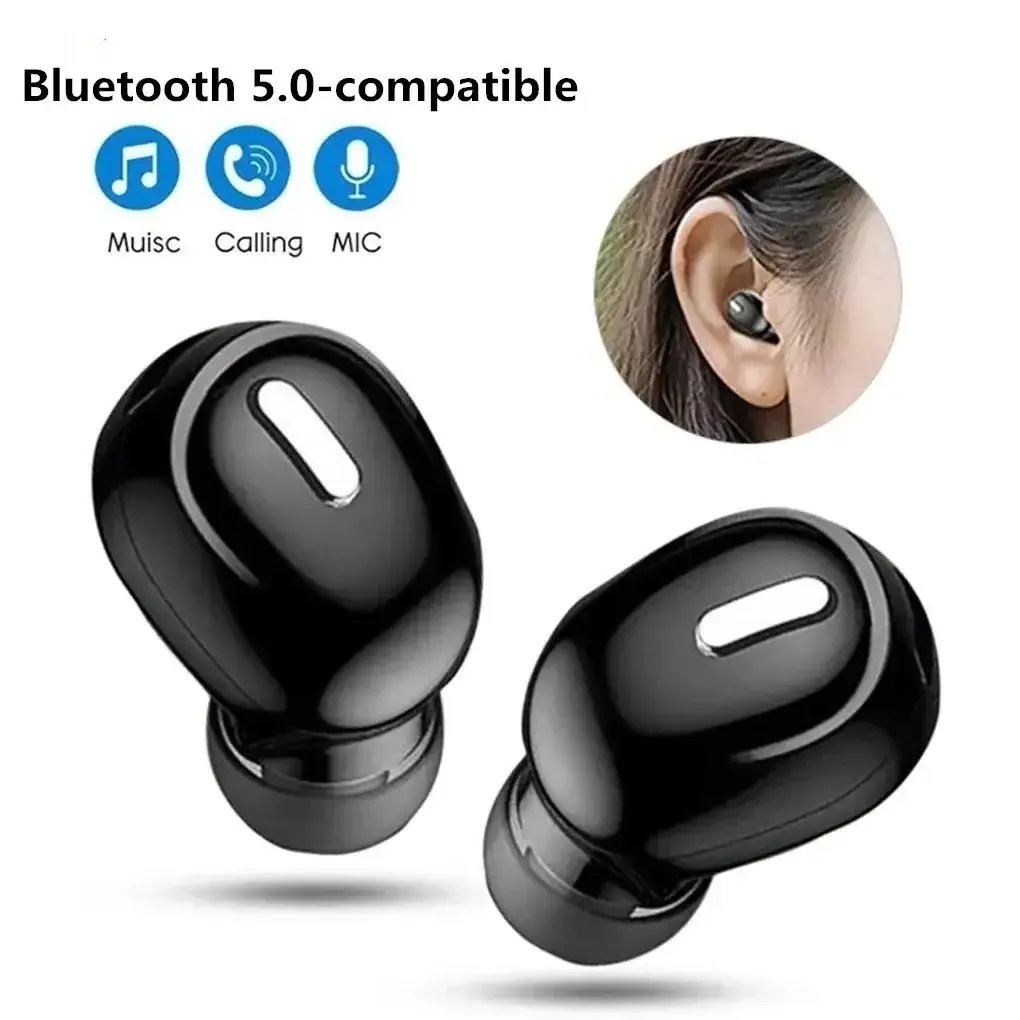 X9 Wireless Headphones Bluetooth 5.0 With Mic Single in-Ear Sports Waterproof TWS Earbuds Bluetooth Handsfree Headset