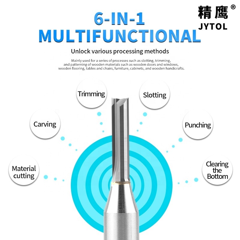 1/2 TCT router straight cutter woodworking cutter COMPLETE COLLECTION double edge straight groove trimming milling cutter