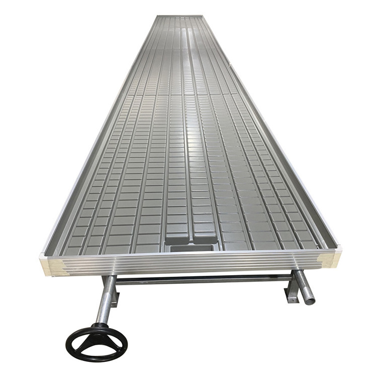 New Products in 2020 Hydroponic Flood Tray Greenhouse Rolling Bench