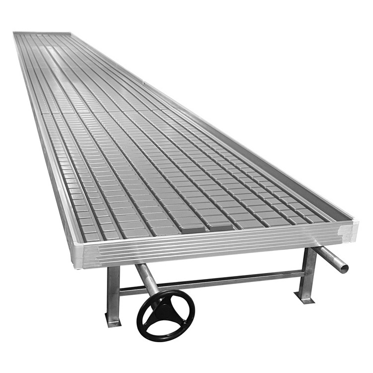 New Products in 2020 Hydroponic Flood Tray Greenhouse Rolling Bench