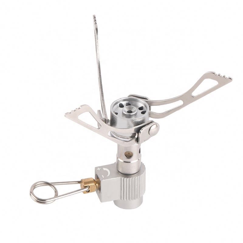 Free Sample CE Outdoor Camping Accessories Folding Mini Pocket Stove Cookware Camping Gas Stove Split Burner