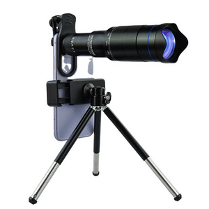 Free Sample HD Mobile Phone Telescope BAK4 40X Super Zoom Lens For Monocular Telescope Smartphone