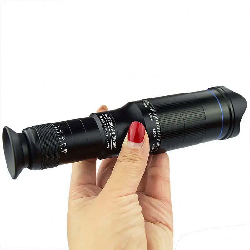 Free Sample HD Mobile Phone Telescope BAK4 40X Super Zoom Lens For Monocular Telescope Smartphone