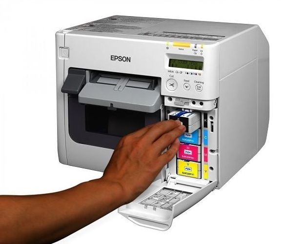 best seller roll to roll label printer Epson TMC3520/C3500 digital label printers for color label printing