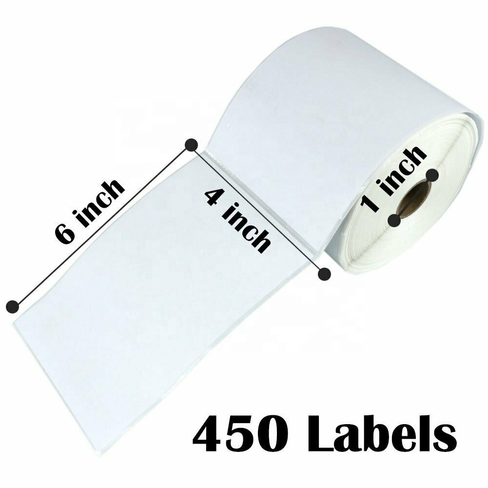 3 Days Fast Delivery Waybill 100*150mm 4x6 Direct Thermal Shipping Label Roll For Ebay Packing A6 Address Stickers