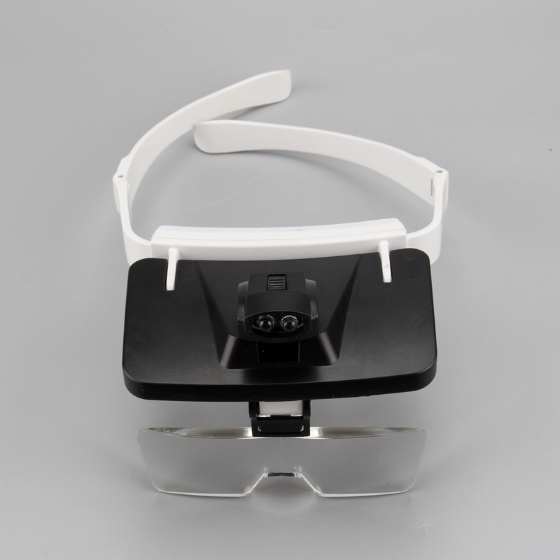 BIJIA Head Wearing Glasses High-definition Acrylic Multiple Lens Magnifier Reading Magnifying Glass