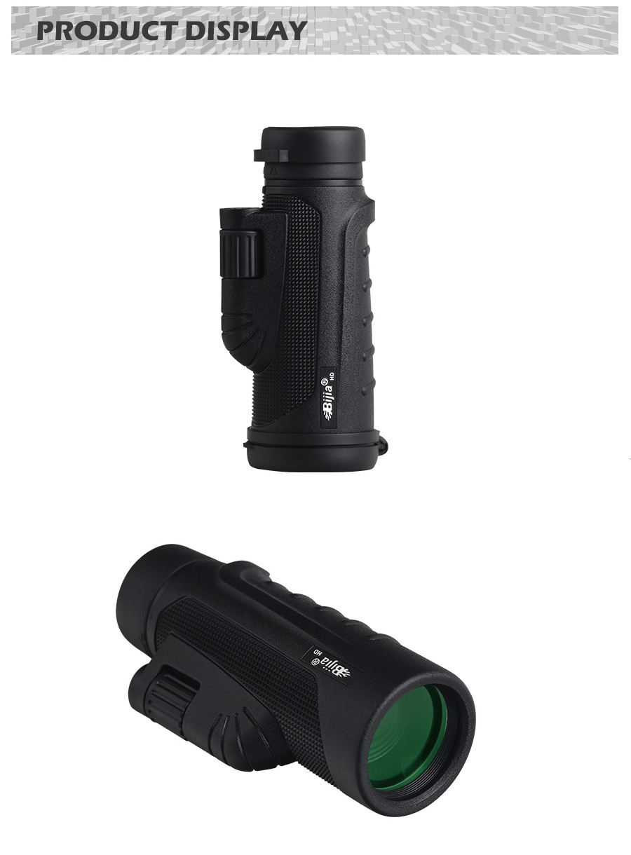 BIJIA 10x42  Optics High-definition Monocular Telescope  Powerful Monocular for hunting ,bird watching and concert