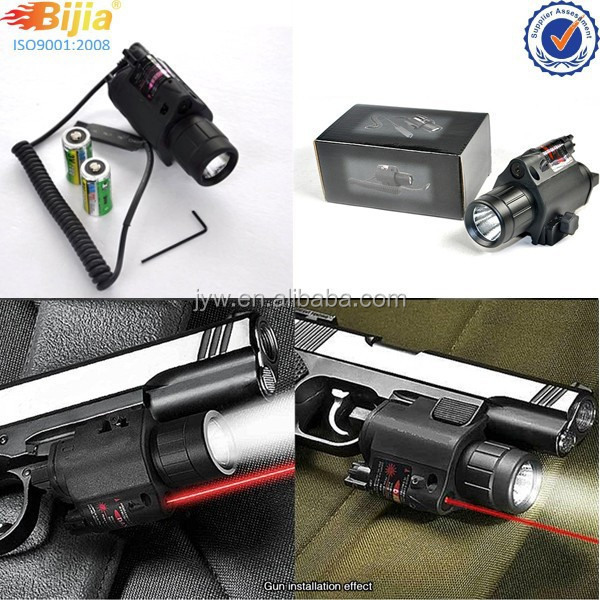 High Power Red Laser Scope Sight with LED Flashlight for Hunting