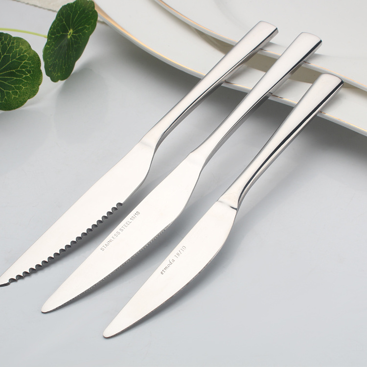 Kitchen cutlery sets luxury high quality Stainless Steel Spoon Fork Knife Cutlery Set for Hotel