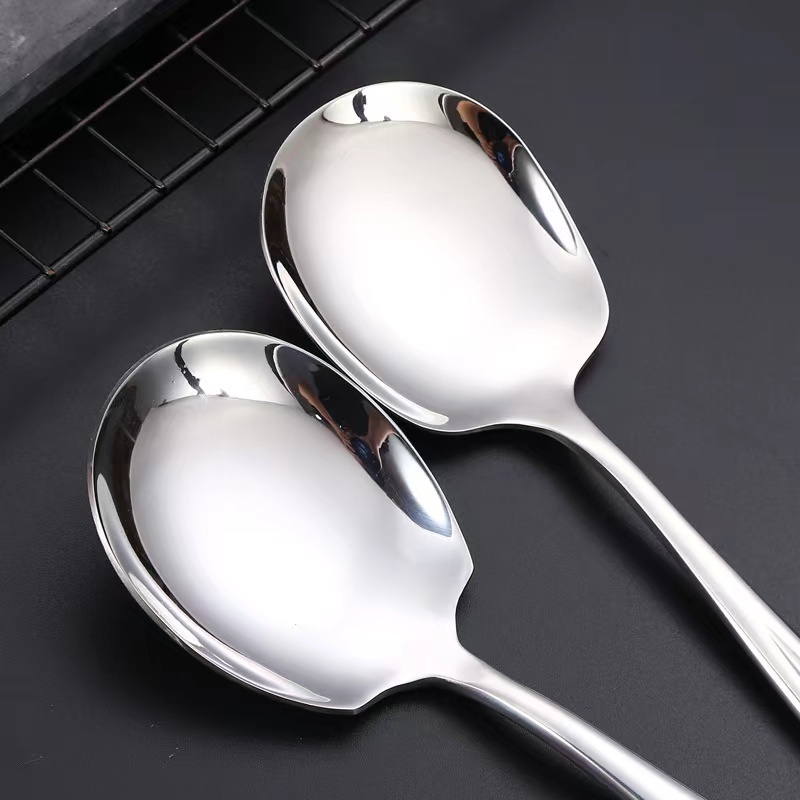 High Quality Rice Salad Serving Spoon Stainless Steel Large Serving Spoons for Buffet Restaurant