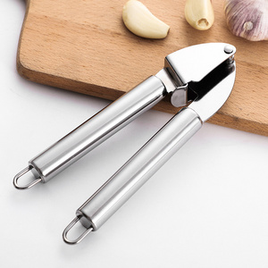 Stainless Steel Garlic Peeling Machine Press Rocker Crusher And Mincer Garlic Press