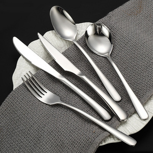 WANKAI 18/10 Stainless Steel Shiny Talheres Wedding Cutlery Gold Silverware Elegant Flatware Set