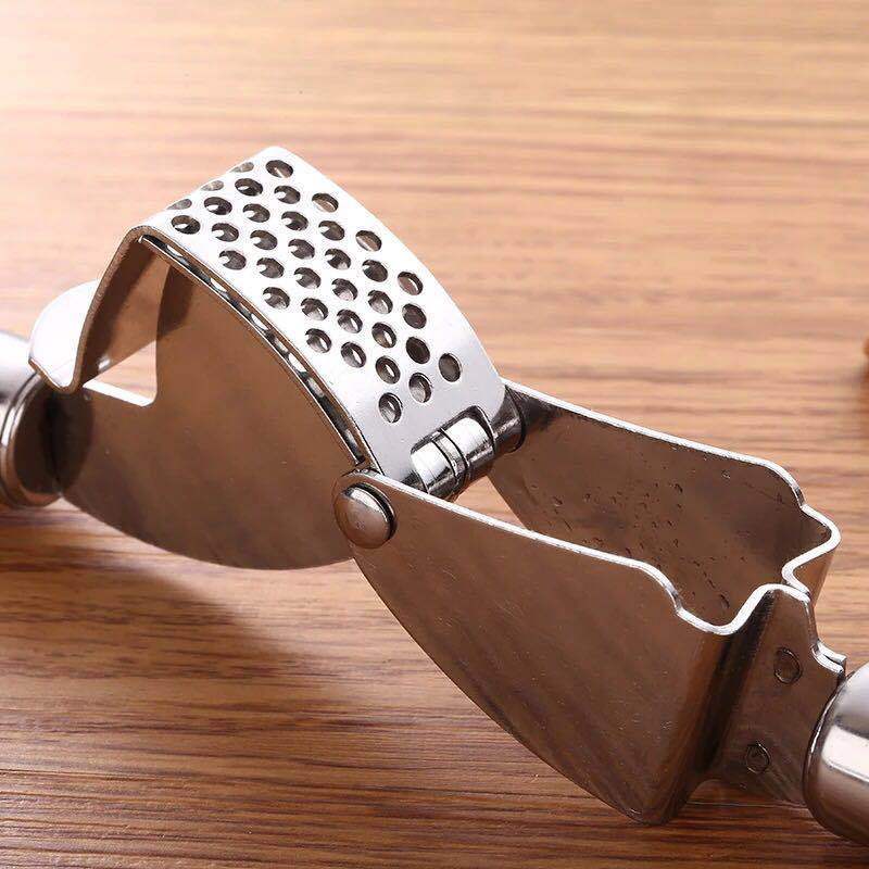 Stainless Steel Garlic Peeling Machine Press Rocker Crusher And Mincer Garlic Press