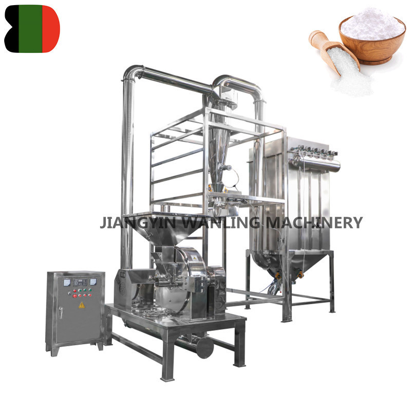 WLC high capacity automatic icing sugar salt grinder rice flour grinding pin mill machine