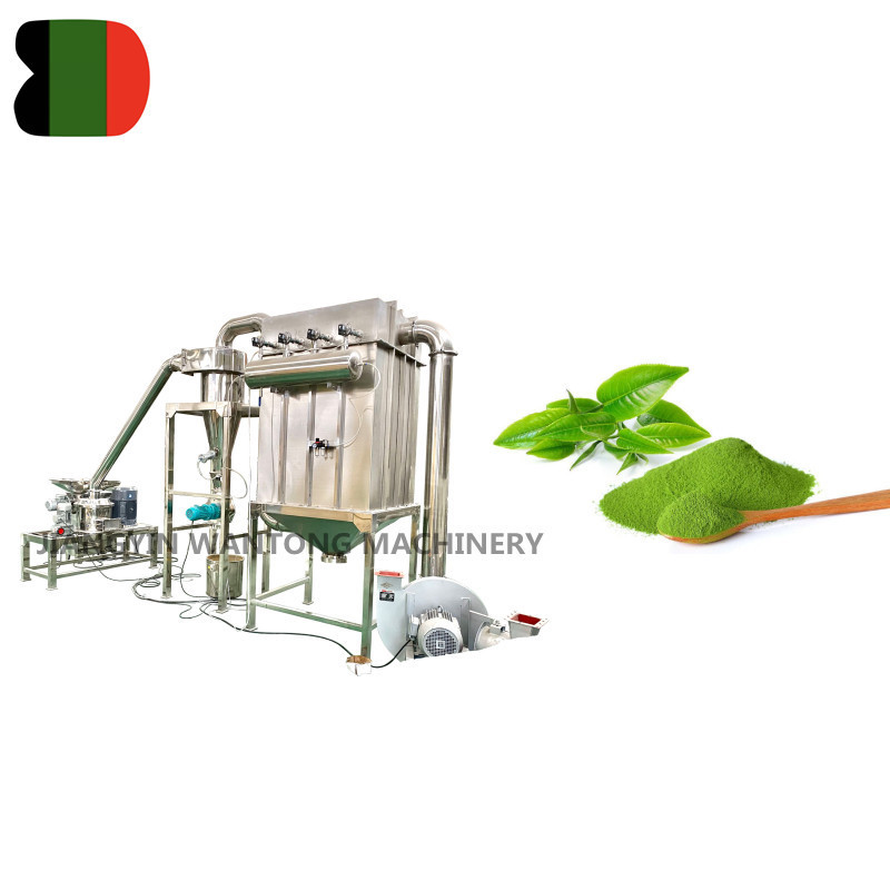 WLM stainless steel mushroom herb grinding crushing fine powder making air classifier mill machine