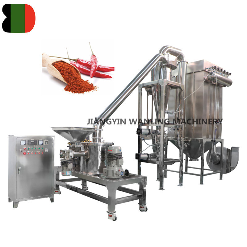 WLM HJF industrial crystal icing sugar salt spice grinding powder making roots wood crusher grinder mill machine