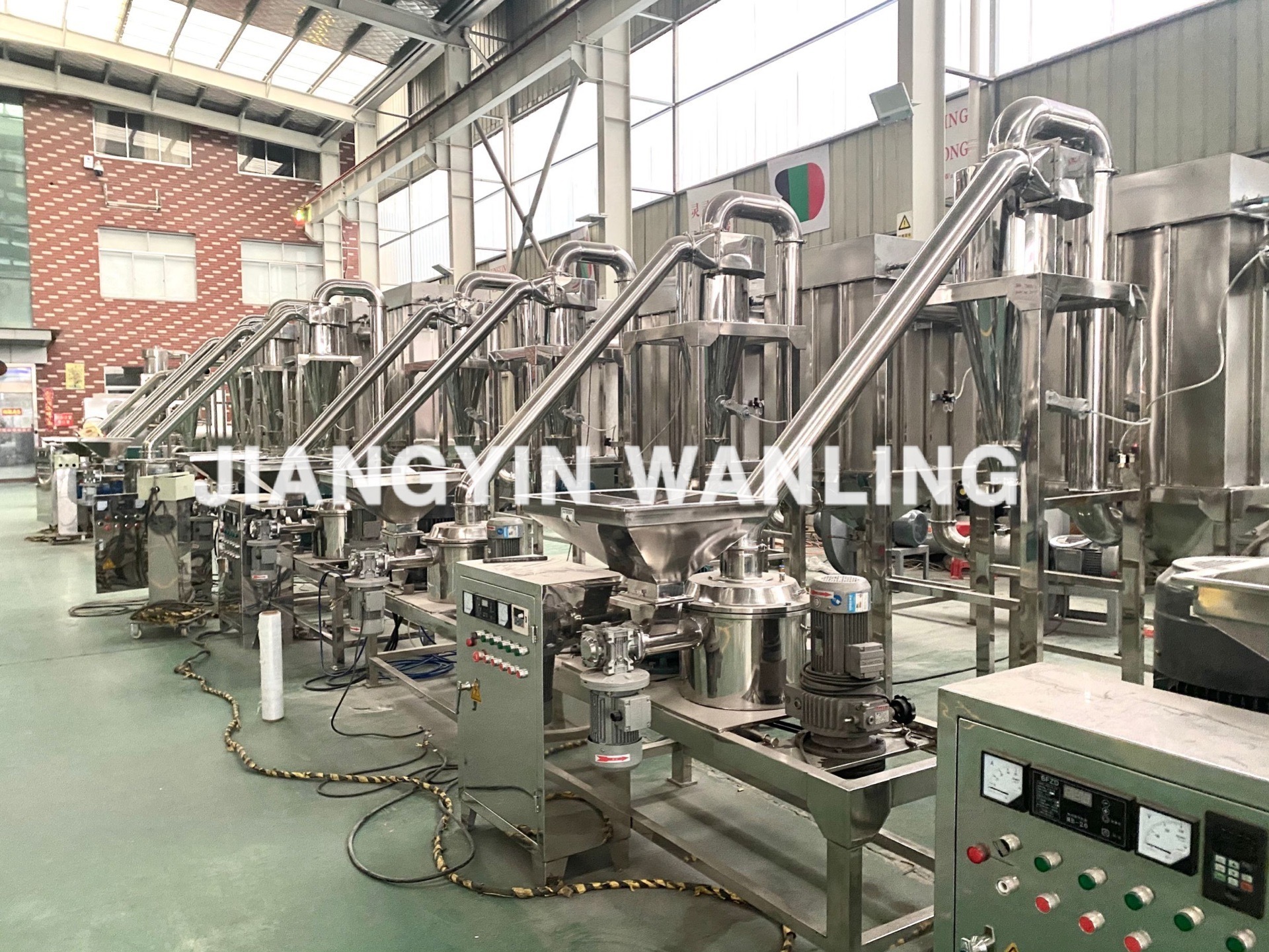 WLM stainless steel mushroom herb grinding crushing fine powder making air classifier mill machine