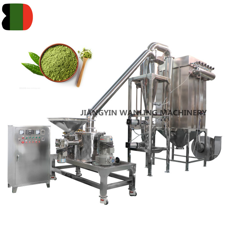 WLM stainless steel cereal mill flower leaf crusher grinder powder making machine