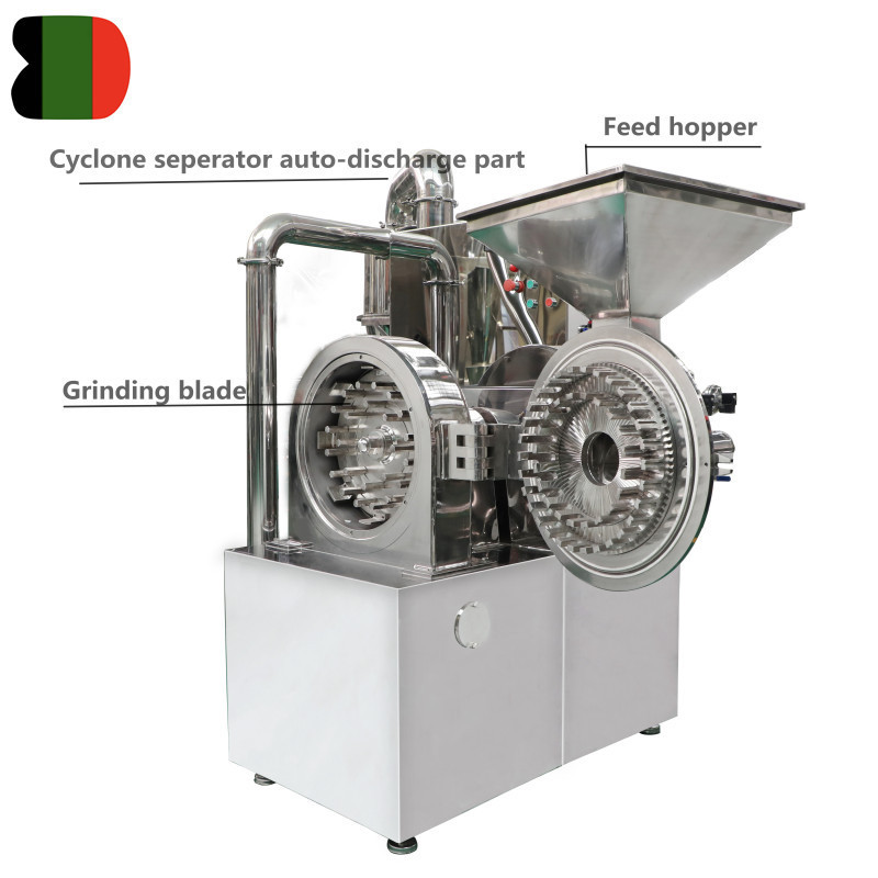 WLF cheap price arabic gum salt root powder making crushing grinding moringa leaves crusher machine